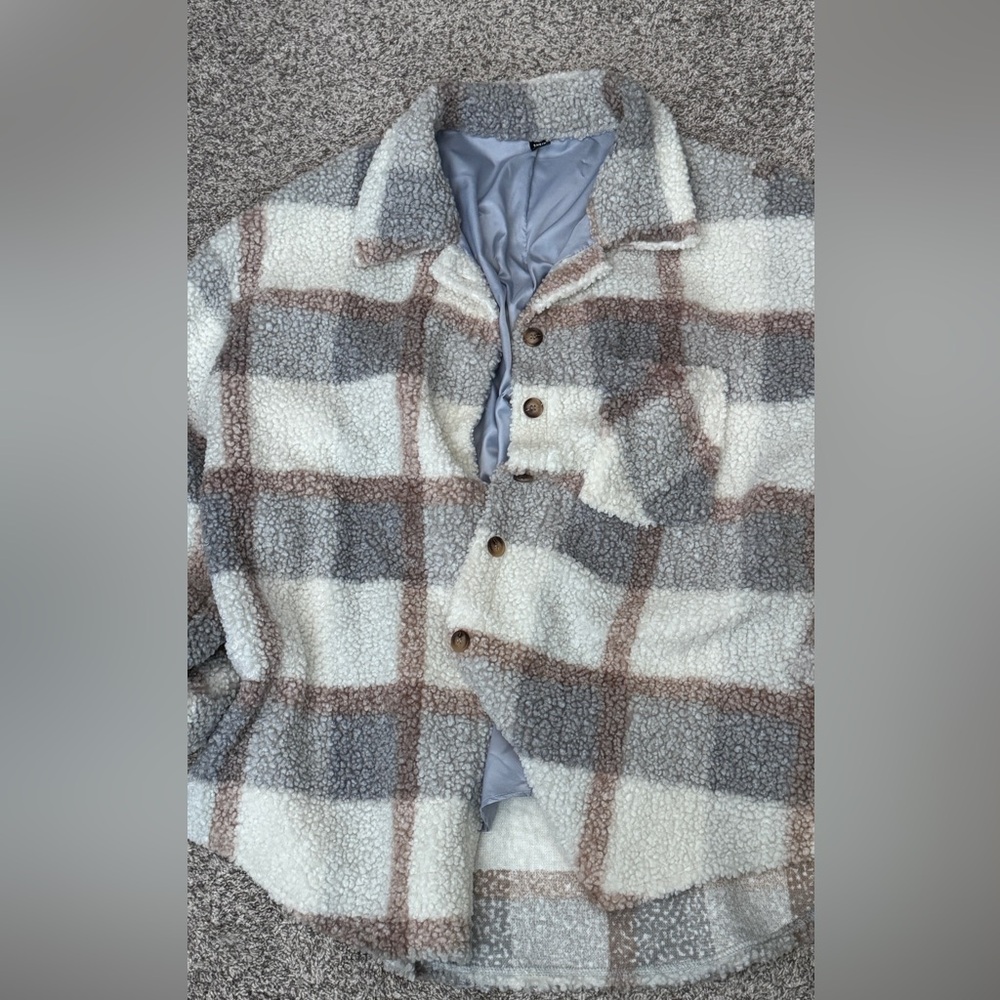 SHEIN plaid jacket
